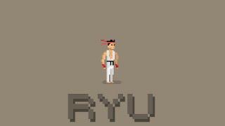 Pixel Art : Ryu [Speed Art]