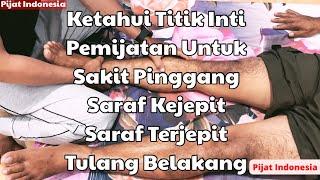 Ketahui Titik Inti Pemijatan Sakit Pinggang Saraf Kejepit Saraf Terjepit Tulang Belakang