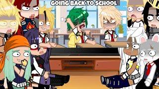 Pro heroes, Lov and Parents React To Back To School || My AU || mha|bnha || Gacha Club/Life ||