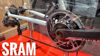 Shifting Sram RED AXS 12s / Newest Groupset for 2024 at Eurobike Frankfurt