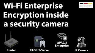 Security Camera with Wi-Fi Enterprise | Set up with Synology RADIUS Server & OpenWRT Router!