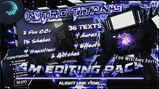 Nitro Titan's 100K Wis Pack || Alight Motion Editing Pack