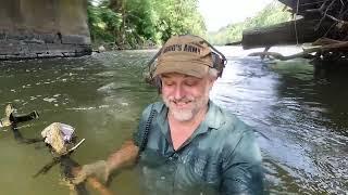 Metal Detecting Abandoned 1820's Stone Bridge