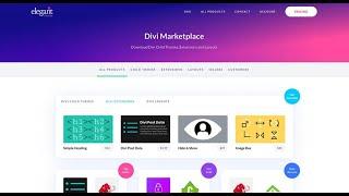 Divi Marketplace for selling Divi Child-Theme, Extentions and Layout Pack