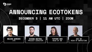 Announcing EcoTokens & the Future of DOP