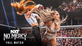 FULL MATCH: Becky Lynch vs Tiffany Stratton — NXT Title Extreme Rules Match: NXT No Mercy 2023