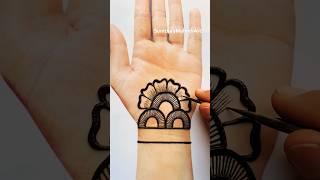 Simple Easy Beautiful Front hand Arabic Mehndi Design️ #mehndi #shorts #ytshort #mehndi #viral