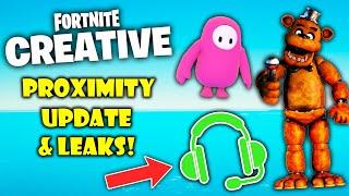 Proximity Chat, FNAF, FALL GUYS, Guns & More in Update!