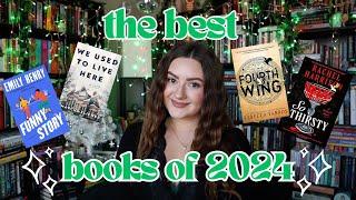 24 BEST BOOKS OF 2024 | my favorite books i read this year!