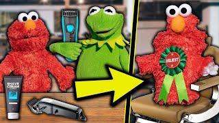 Kermit The Frog SHAVES Elmo! (Gone Wrong)