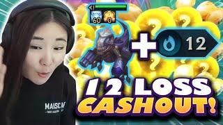 *ZERI 3* 4HP 12 LOSS 60 STACKS PILTOVER CASHOUT COMEBACK | TFT SET 9