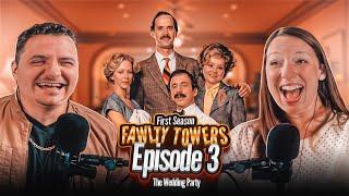 BASIL CAN’T HANDLE THIS!  Fawlty Towers S1E3 ‘The Wedding Party’ | AMERICANS REACT!