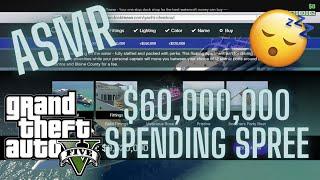 ASMR GTA Online | $60,000,000 SPENDING SPREE!(Whispering, Keyboard Sounds)