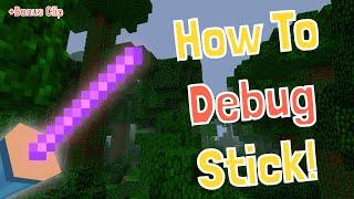 How To Get And Use The Minecraft Debug Stick! Minecraft Tutorial! Java