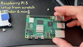 Raspberry Pi 5 setup from scratch in under 6 minutes