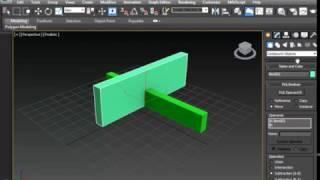 How to Subtract or Cut Two Objects in 3ds Max