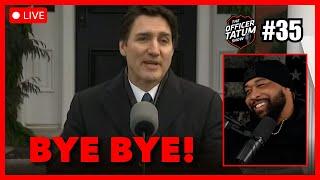 LIVE: Trudeau Resigns, Interview w Former DNC Fundraiser Lindy Li + MORE |  Officer Tatum Show EP 35