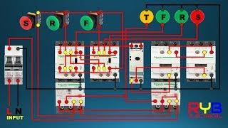 FORWARD REVERSE STAR DELTA STARTER CONTROL WIRING CONNECTION DIAGRAM