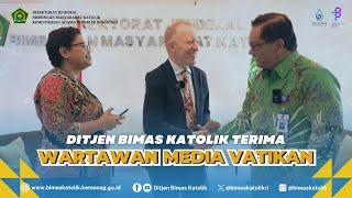 Wartawan Media Vatikan Jumpa Dirjen Bimas Katolik