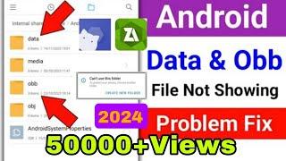HOW TO FIX Access is denied in ZArchiver | How to Open/Access Android data & obb in Android 2024 !