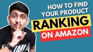 How Find The Rank Of Your Amazon FBA Product Listing On Amazon Search With AMZ Scout