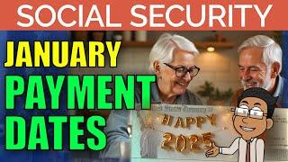 Social Security Checks - January 2025 Payment Schedule Dates Update