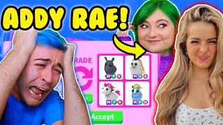 ADDISON RAE HELPED ME *PRANK* MY BOYFRIEND & SCAM HIS *MEGA RHINO DREAM PET* in ADOPT ME ROBLOX!