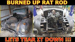 burned up rat rod