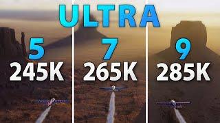 Intel Ultra 5 245K vs Ultra 7 265K vs Ultra 9 285K // Test in 8 Games