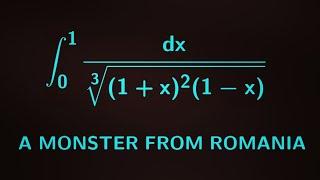 A wild integral from the Romanian mathematical magazine