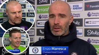 Enzo Maresca Sean Dyche Jordan Pickford Post Match Interview Everton 0 vs 0 Chelsea 22/12/2024