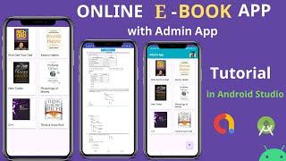 Create Online Book App in Android Studio | Make Book App in Android Studio | eBook App Firebase