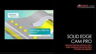 Solid Edge Portfolio CAM Pro Webinar Presentation