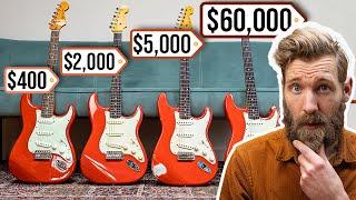 SAME GUITAR, 4 BUDGETS! (Can you hear the difference?)