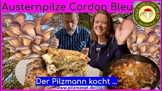 Kalbsfleischpilze Cordon bleu! Asternseitling Buletten gefüllt! Pilze suchen Rezepte  Dezember 2024