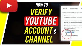 How to Verify Your YouTube Account