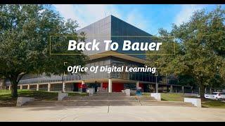 Back to Bauer: Office of Digital Learning