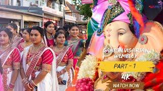 Part 1  Wembley Ganesh Visarjan 2024  London  4K