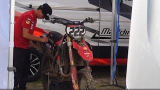 Antonio Cairoli training for Arnhem MXGP with Ducati DESMO450 MX | Lommel motocross