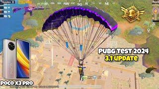 Poco X3 pro pubg test 20243.1 update Livik gameplay with screen Recording  Buy in 2024