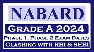 NABARD Grade A Phase 1 and Phase 2 Exam Dates!