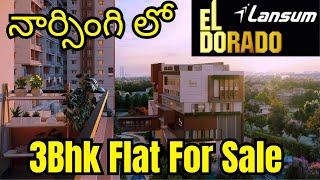 1860Sft 3Bhk Flat For Sale In Narsingi Hyderabad Gated community