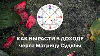 Как увеличить доход? Урок по Матрице Судьбы. Денежный канал в Матрице Судьбы. Разбор Матрицы Судьбы.