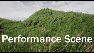 UE4 optimized dynamic Grass Library Performance