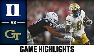 Duke vs. Georgia Tech Game Highlights | 2024 ACC Football