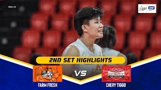 FARM FRESH vs. CHERY TIGGO | SET 2 HIGHLIGHTS | 2024-25 PVL ALL-FILIPINO CONFERENCE | MARCH 11, 2025