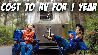 COST OF LIVING IN AN RV FOR 1 YEAR! - It's not that much..