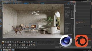 Realistic Interior Rendering in Cinema 4D & Corona Renderer