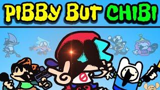 Friday Night Funkin' New VS Pibby Corrupted but Chibi | Finn, Steven (FNF/Pibby/New)