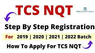 TCS NQT Registration Process (Step by Step) - How to Register for tcs nqt